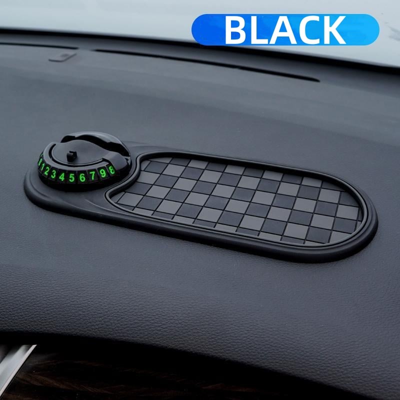 Multifunction Car Mat with Phone Holder Hidden Number Plate