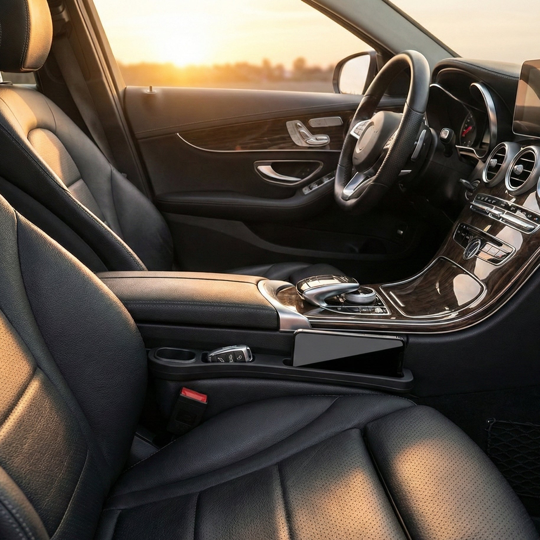 Premium Car Seat Gap Filler and Organizer