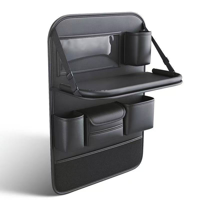 Foldable Car Backseat Organizer with Tray Table